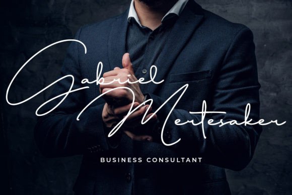 Jackson Signature Font preview 2