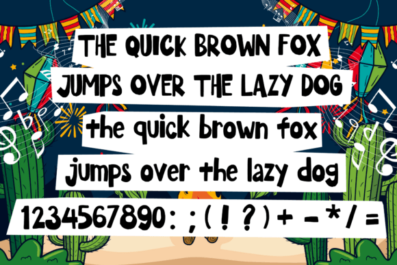 Jackstar Festival Font preview 4