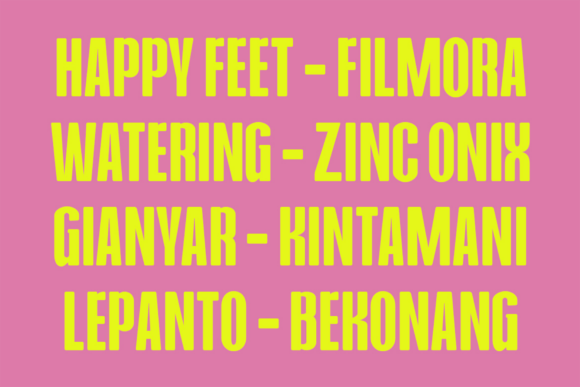 Jairo Font preview 3