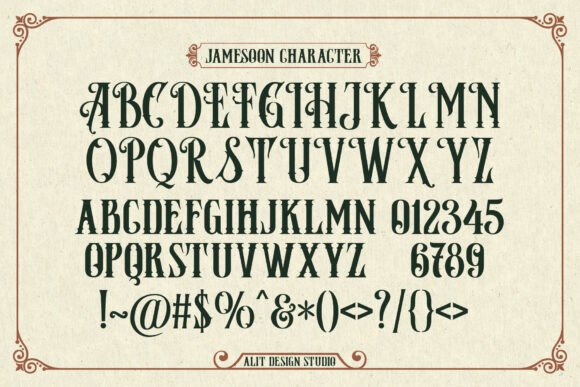 Jamesoon Font preview 4