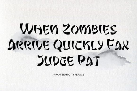 Japan Bento Font preview 4