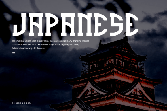 Japunkel Font preview 2