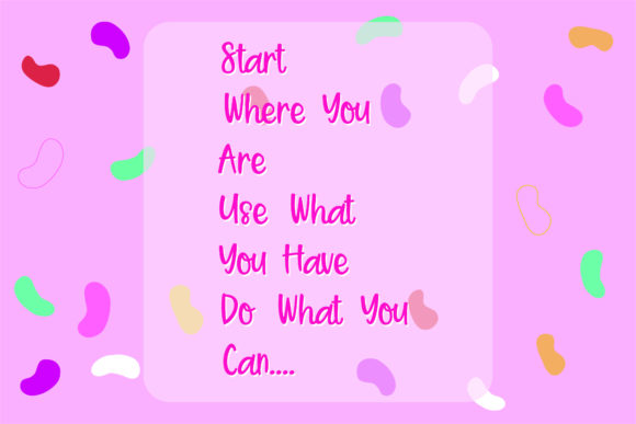 Jelly Beans Font preview 4