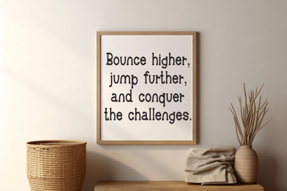 Jelly Bounce Font preview 2