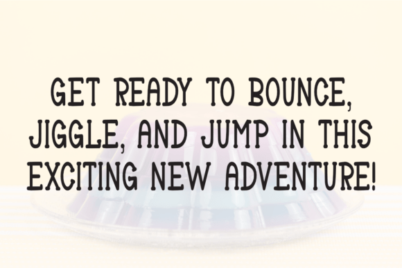 Jelly Bounce Font preview 3
