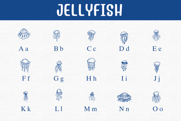 Jellyfish Font preview 2
