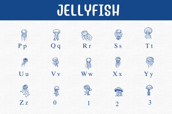 Jellyfish Font preview 3