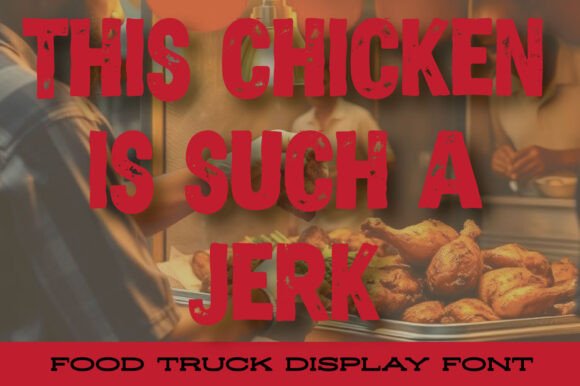 Jerk Chicken Font preview 3