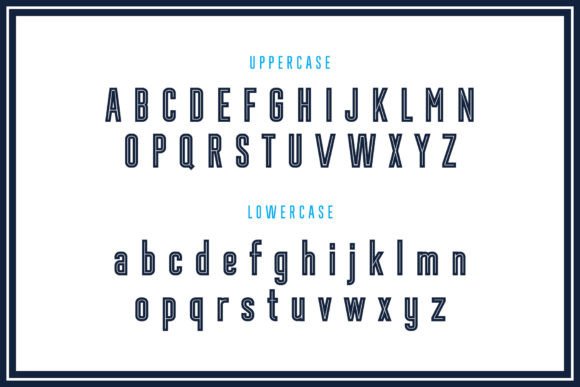 Jersey Font preview 2