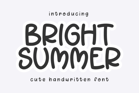 Bright Summer Font