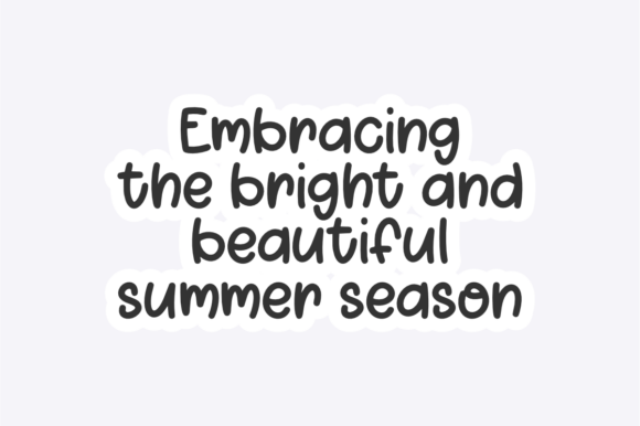 Bright Summer Font preview 4