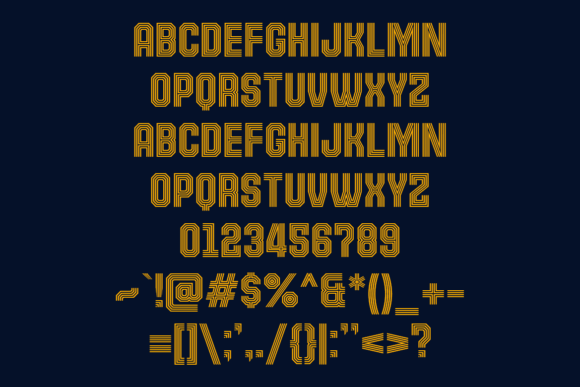 Jerzen Font preview 3
