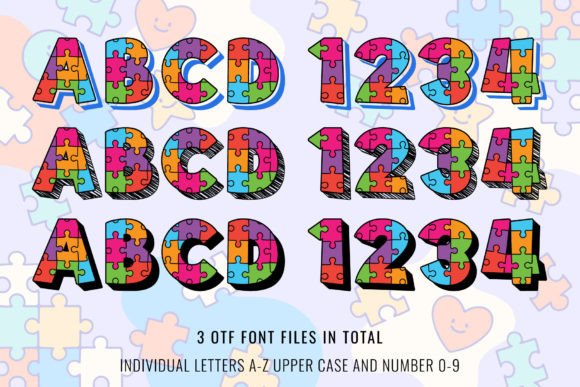 Jigsaw Font preview 2