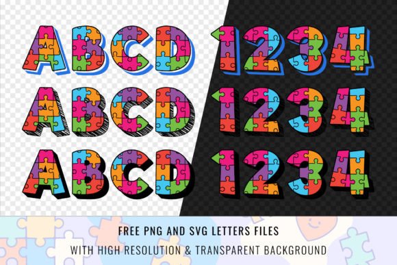 Jigsaw Font preview 3