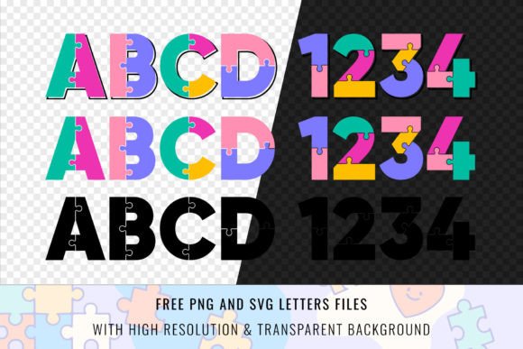 Jigsaw Pastel Font preview 3