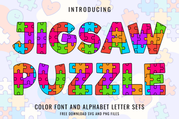 Jigsaw Puzzle Font