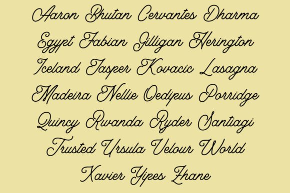 Jinglers Font preview 4