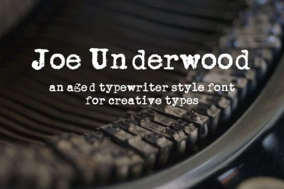 Joe Underwood Font Joe Underwood Font