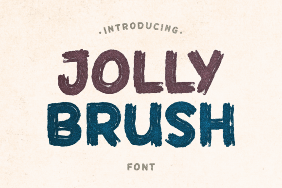Jolly Brush Font Jolly Brush Font