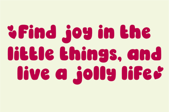 Jolly Funk Font preview 2