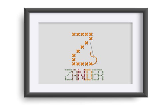 Autumn Cross Stitch Font preview 4