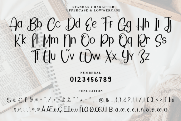 Journal Font preview 4
