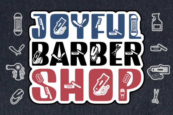 Joyful Barbershop Font