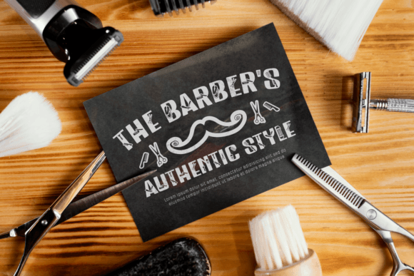 Joyful Barbershop Font preview 4