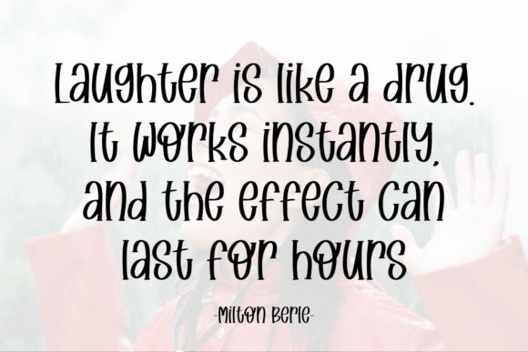 Joyful Laughter Font preview 2