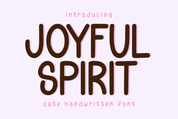 Joyful Spirit Font preview 2