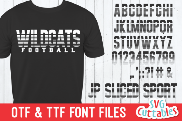 JP Sliced Sport Font Font preview 2