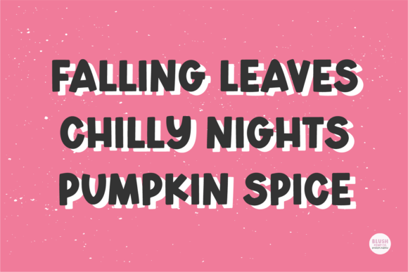 Autumn Display Font preview 2