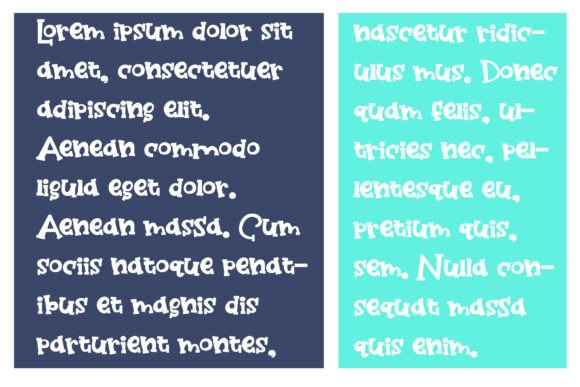 Jubilatio Font preview 3