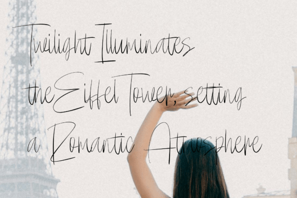 Autumn in Paris Font preview 3