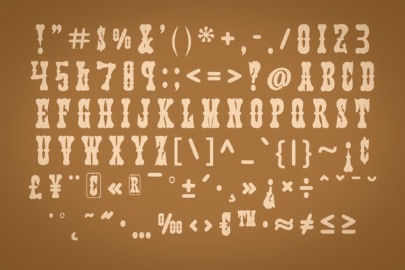 Jukebox Hero Font preview 2