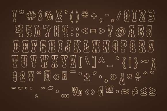 Jukebox Hero Font preview 3