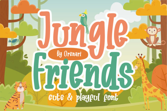 Jungle Friends Font