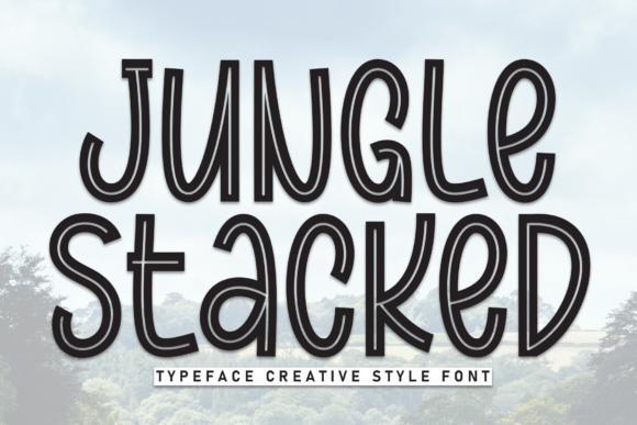 Jungle Stacked Font