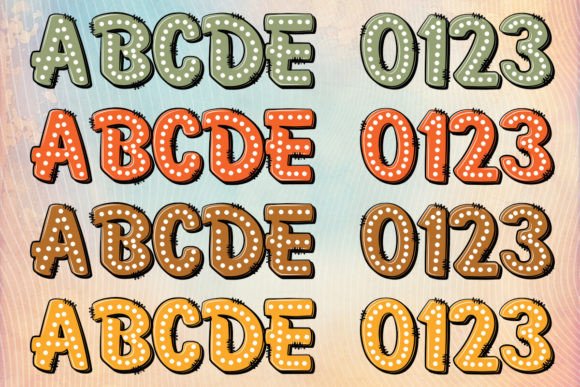 Autumn Season Font preview 3