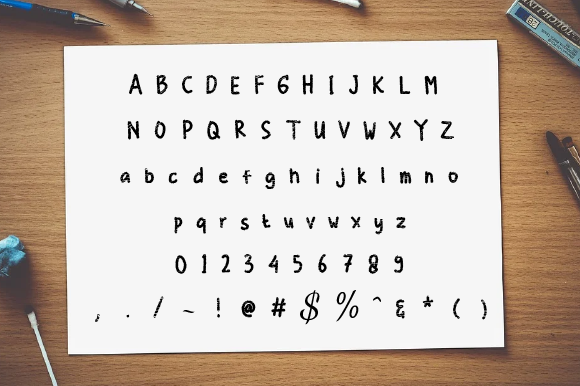 Just Kids Font preview 2