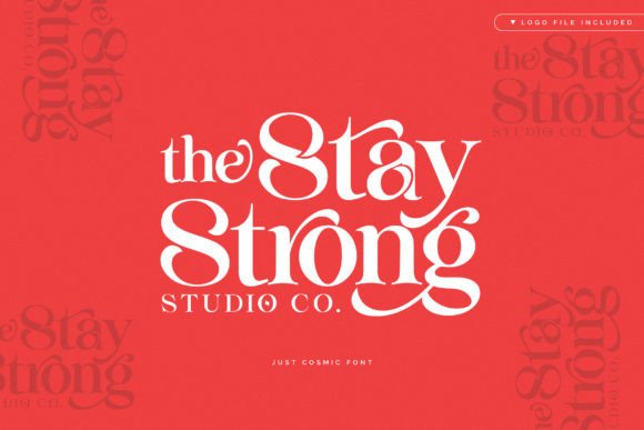 Just Cosmic Font preview 3