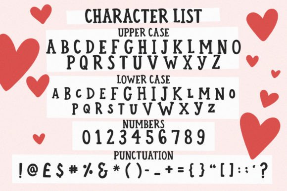 Just My Type Font preview 4