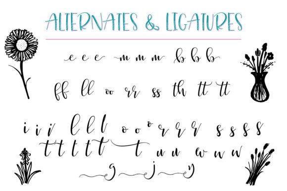 Just Write Font preview 2