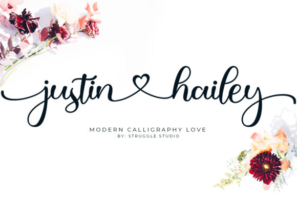 Justin Hailey Modern Font Font