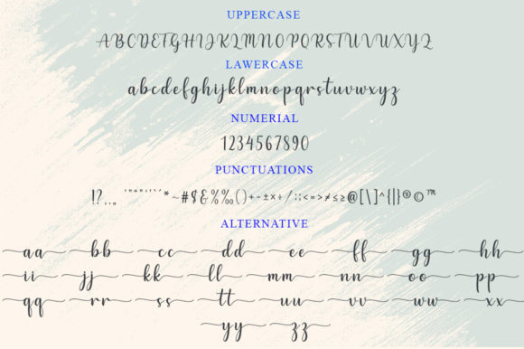 Kallyca Font preview 4