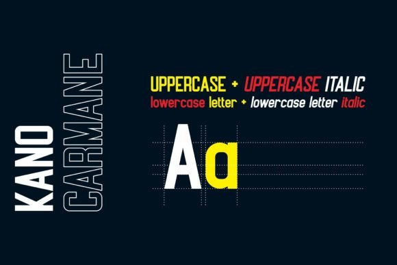 Kano Carmane Font preview 2