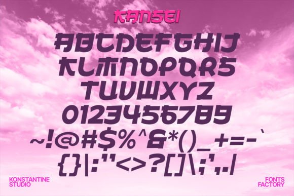 Kansei Font preview 4