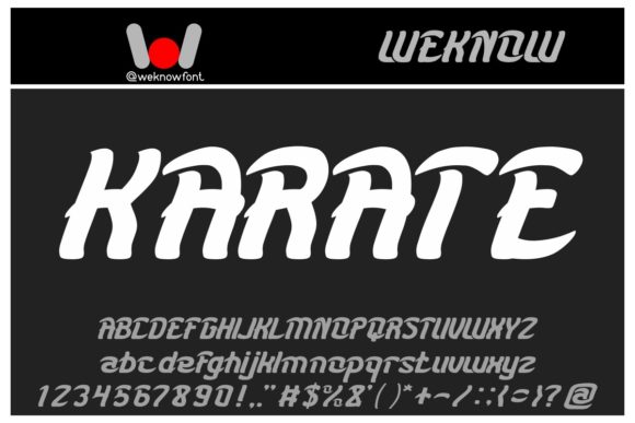 Karate Font