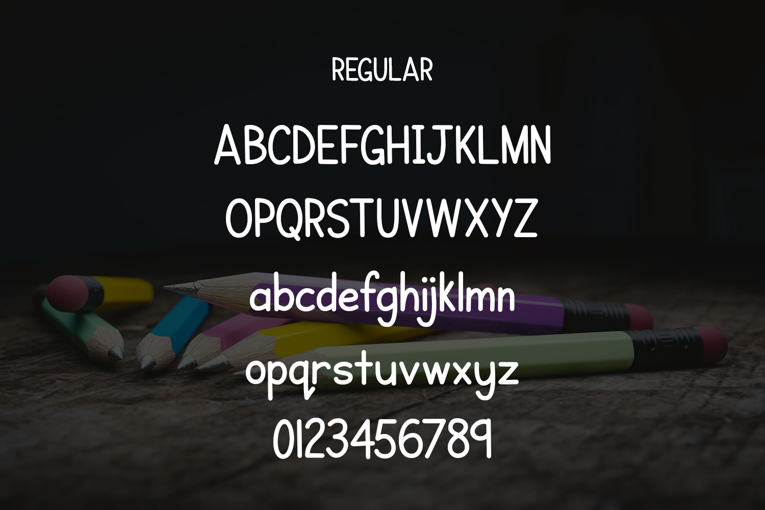 Karlie School Font preview 2