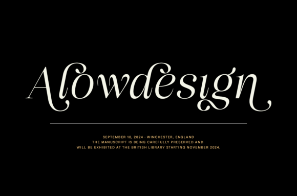 Aveline Radiant Font preview 4